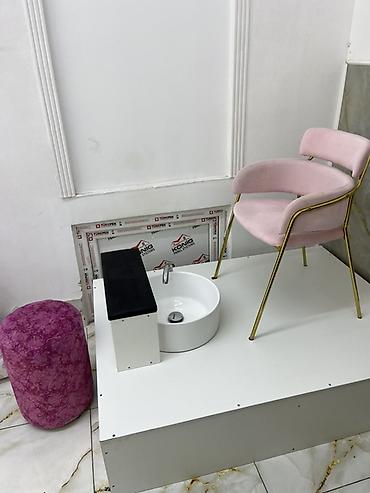 Salon, tibbi mebel dəsti: Pedikür podium dəsti – salon üçün tam həll - Platforma: Ağ rəngli — 2