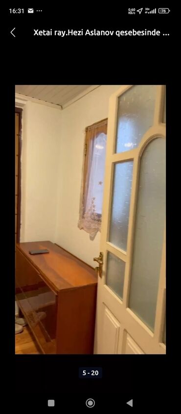 Uzunmüddətli kirayə evlər: 35 kv. m, 1 otaqlı, Kombi, Qaz, İşıq — 8