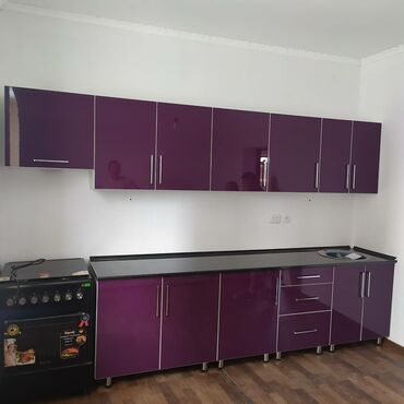 Кухонные гарнитуры: Кухонный гарнитур, Новый, цвет - Белый, МДФ, Бесплатная доставка — 18