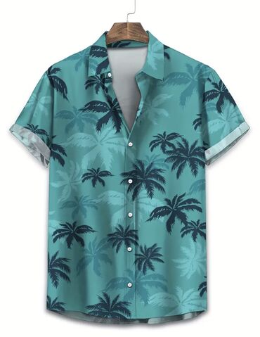 Другие аксессуары для салона: Рубашка GTA Vice City (Tommy Vercetti) Кокосовая пальма,Мужская