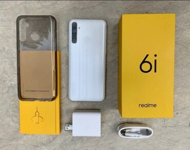 realme buds: Realme 6i | 128 GB | rəng - Ağ | Sensor, Barmaq izi