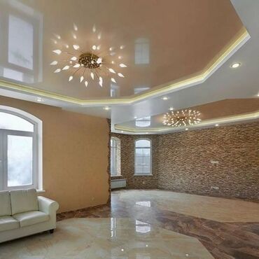 Натяжной потолок: Натяжной потолок Глянцевое, Матовое, 3D потолки Бесплатная консультация, Гарантия — 13