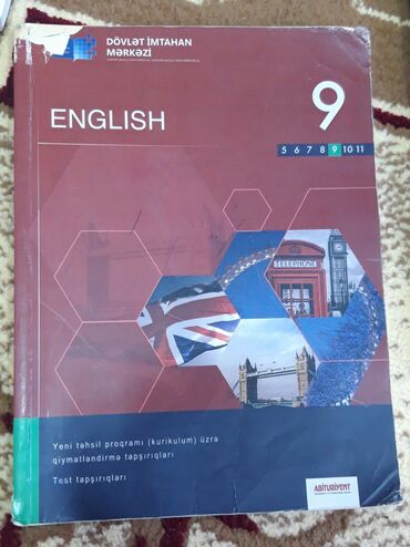 4cü sinif azərbaycan dili dərslik: İngilis dili 9 sinif testi
