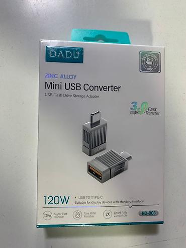 iphone cable: Мини-USB переходник DADU (HD-003) - Интерфейс: USB → Type‑C — 2