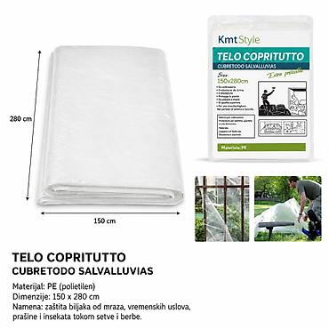 KMT plastična kišna krpa 2208269 Praktična univerzalna cerada za