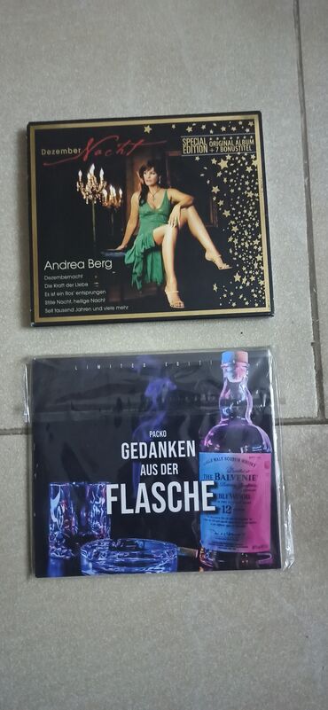виниловые пластинки цена: CD 2 штуки, на немецком языке, брала в Германии, новые, цена за обе, в