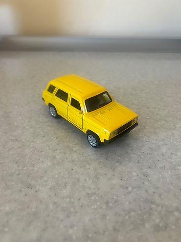 oyuncaq ayi type 1: Sarı rəngli metal oyuncaq maşın modeli - Korpus: metaldan, detallı — 7