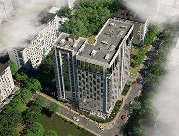 дешевые квартиры в оше: 2 комнаты, 52 м², Элитка, 11 этаж, ПСО (под самоотделку)