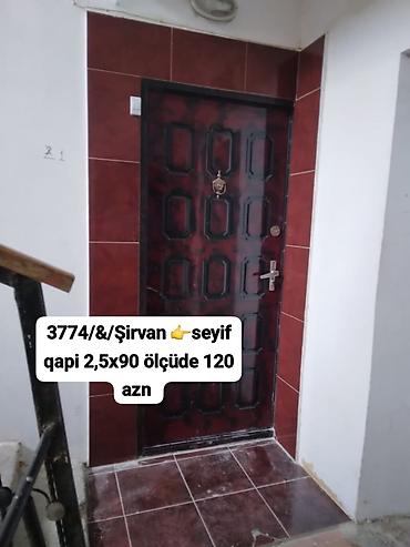 islenmis qapi satiram: Seyf qapı – Şirvan Ölçü: 2,5 x 90 Qiymət: 120 AZN Xüsusiyyətlər: - — 1