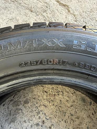 114 3: Шины 225 / 60 / R 17, Зима, Б/у, 1 шт, Легковые, Япония, Dunlop — 3