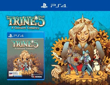 диски аниме: Продаю игру TRINE 5 для PS4 семейная игра ДО четырех ИГРОКОВ с