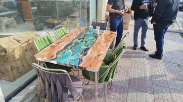 gaming stol: Yeni, Kvadrat masa, 6 stul, Açılan masa, Mətbəx üçün, Türkiyə