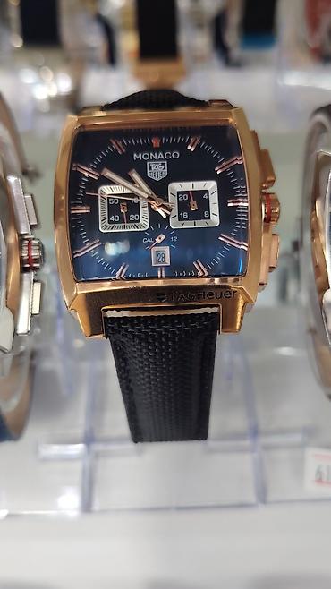 Aksesuarlar: TAG Heuer Monaco kişi qol saatları – kvadrat korpuslu, xronoqraf — 7