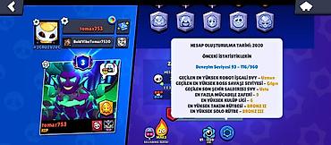 Telefon üçün gamepadlar, triggerlər: Brawl Stars hesabı - Kupa sayı: 31 739 - Savaşçılar: 89/101 açılıb - — 4