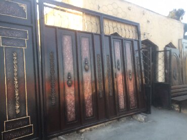 Həyət darvazaları: Yeni Həyət darvazası, 3 m, Mexaniki, Qapı ilə, rəng - Ağ, Kredit yoxdur, Ödənişli quraşdırma, Rayonlara çatdırılma, Ödənişli çatdırılma — 6