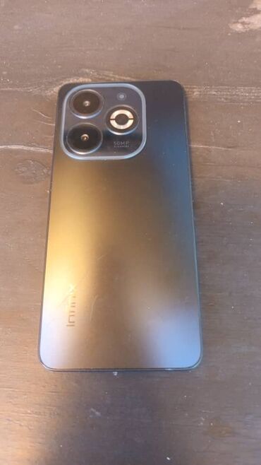 жаны телефон: Infinix Smart 8 Plus, 128 ГБ, түсү - Кара