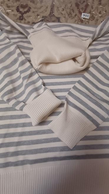 Кофты, свитеры: Кофта, Оверсайз, Удлиненная модель, Высокая горловина, Зима, Китай, L — 2