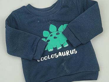 czapka młodzieżowa dla chłopca: Sweatshirt, Inextenso, 6-9 months, condition - Fair