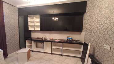 Sifarişlə mətbəx mebeli: Sifarişlə mətbəx dəsti, Özü çəkən petlələr, MDF, Kredit var, Pulsuz çatdırılma — 6