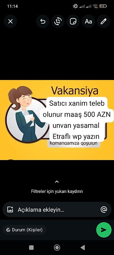 serbiyada is: Satış məsləhətçisi tələb olunur, Yalnız qadınlar üçün, 18-29 yaş, Təcrübəsiz, Aylıq ödəniş — 1