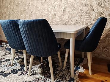 demir stol: Qonaq otağı üçün, Yeni, Açılan, Oval masa, 6 stul — 2