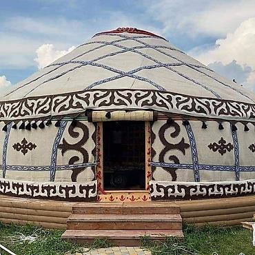 Аренда юрт: Аренда юрты, Каркас Деревянный, 85 баш, Казан, Посуда, С полом — 28