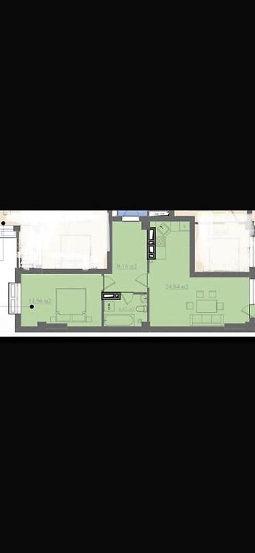 квартиры кут: 2 комнаты, 60 м², 3 этаж — 1