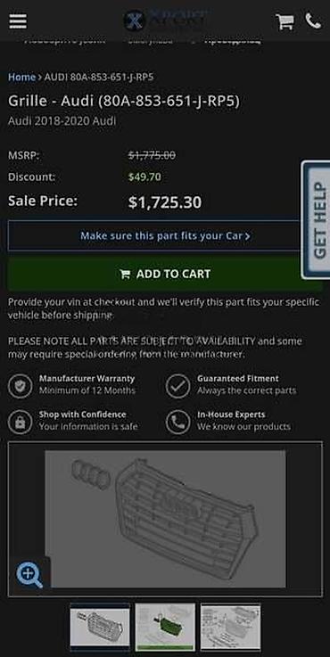multimedia za audi a3: MASKA S LINE ZA AUDI Q5, SQ5 | Audi q5 sq5 maska branika s Line 80A — 4