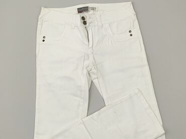 spódniczka biała jeansowe: Jeansy, S, stan - Dobry