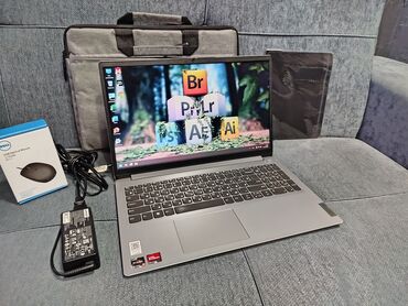 макбук м1 про: Ноутбук, Lenovo, 16 ГБ ОЗУ, AMD Ryzen 5, 15.6 ", Б/у, Для работы, учебы, память NVMe SSD