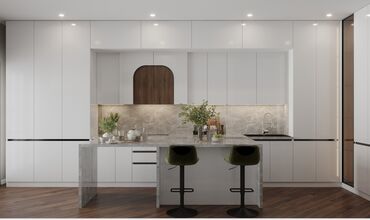 Sifarişlə mətbəx mebeli: Sifarişlə mətbəx dəsti, MDF — 2