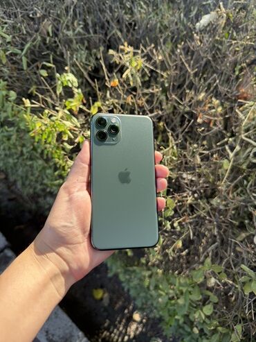 мак бук 2015: IPhone 11 Pro, Б/у, 256 ГБ, Matte Midnight Green, Защитное стекло, 77 %