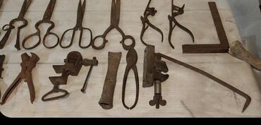 Ostalo posuđe: Stari drveni kuhinjski alati – ručno rađeni etno predmeti od punog — 14