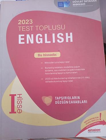 Testlər: İngilis dili Testlər 11-ci sinif, DİM, 1-ci hissə, 2023 il — 1