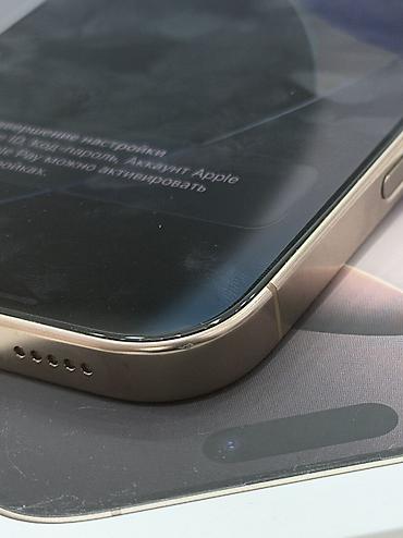 Уюлдук телефондор жана аксессуарлар: IPhone 16 Pro, Колдонулган, 256 ГБ, Desert Titanium, Куту, 90 % — 7