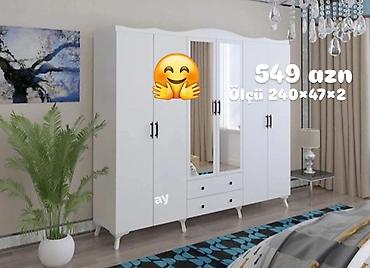 Шкафы: Dolab yeni qarderob paltar dolabı güzgülü — 1