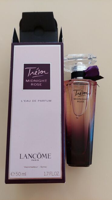 bvlgari tygar qiyməti: Lancome Tresor Midnight Rose 50ml,Demək olar ki istifadə