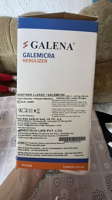nebulizer qiymeti: Galena GALEMICRA Nebulizer – Piston tip kompressorlu inhalyator — 2
