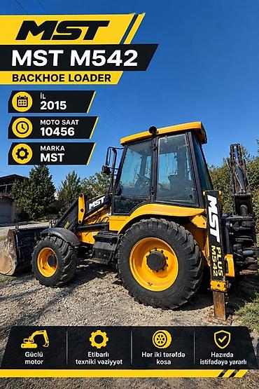 MST PLUS M542 backhoe loader - Marka/model: MST M542 (PLUS) - Növ