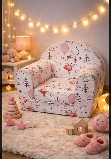 Foteljice: Dečja foteljica na razvlačenje - Mekana, lagana i bez oštrih ivica – — 12