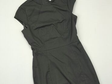 czarna rozkloszowana sukienki: Sukienka, S, H&M, stan - Dobry