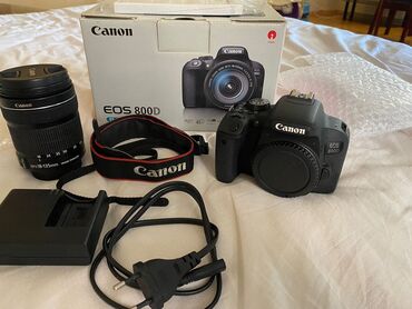 Canon EOS 800D DSLR kamera dəsti yüksək keyfiyyətli fotoqrafiya və