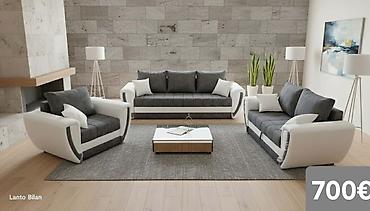 Stilske garniture: Komplet tapaciranih garnitura za dnevni boravak – moderan Chesterfield — 18