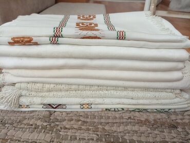 jastučnice za velike jastuke: Stolnjak, Upotrebljenо, bоја - Bela