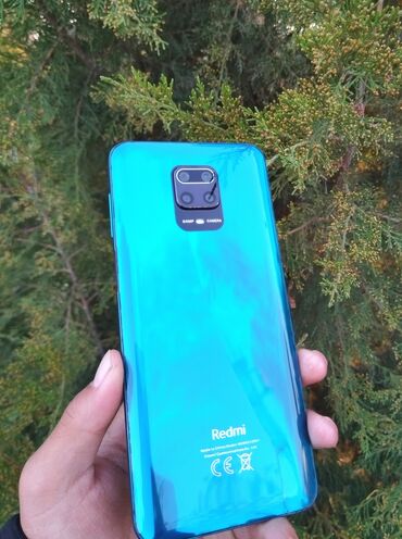 телефон mi 9: Redmi, Redmi Note 9S, Б/у, 128 ГБ, цвет - Голубой, 2 SIM