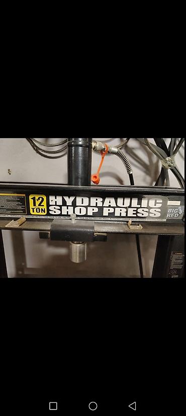 su matoru gidrafon: 12 tonluq hidravlik pres – BIG RED Hydraulic Shop Press - Yükləmə — 2