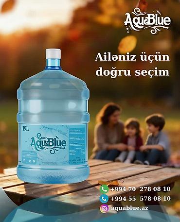 eşey südü: AquaBlue 19L içməli su – ailəniz üçün təbii və təmiz seçim. 1 ədəd 19 — 5