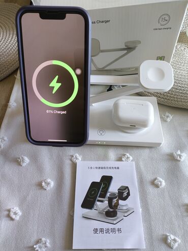 apple 11 pro: Simsiz şarj cihazı Apple, 15 Vt, Yeni