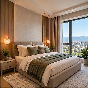 Квартиры: 3 комнаты, 91 м², Восток-5 мкр Элитка, 8 этаж, Свежий ремонт — 5