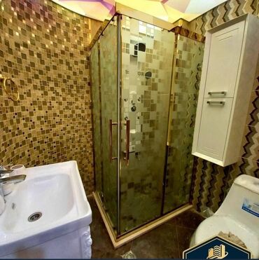 Duş kabinaları, arakəsmələr: Yeni Üstü açıq kabina, Künc üçün, Ödənişli çatdırılma — 10